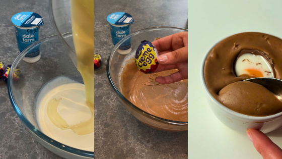 Creme Egg Mousse