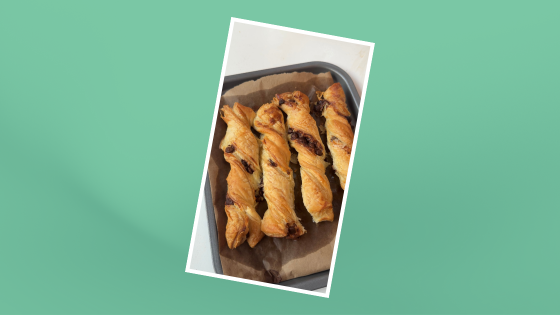 Chocolate Custard Twists