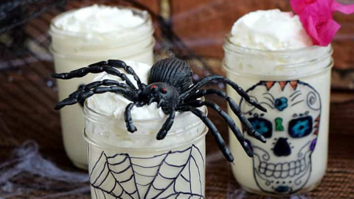 Ghostly White Chocolate Mousse