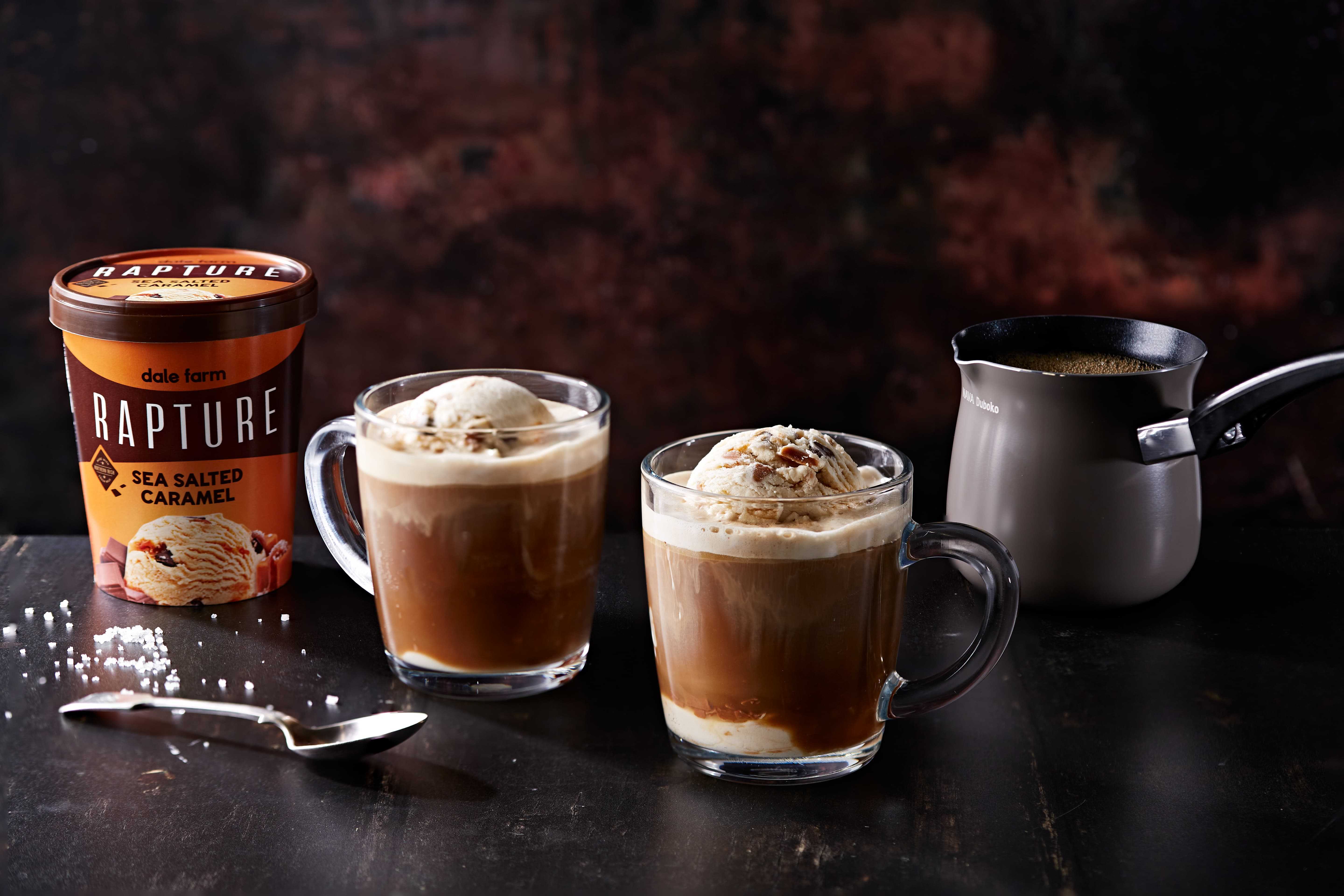 Salted caramel affogato with product 805kb