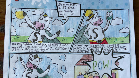 supercow winning comic