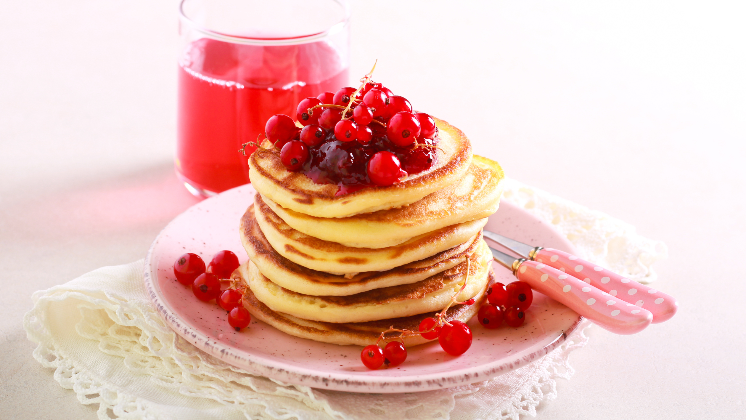 Valentine’s Breakfast: Buttermilk Pancakes with Berry Compote